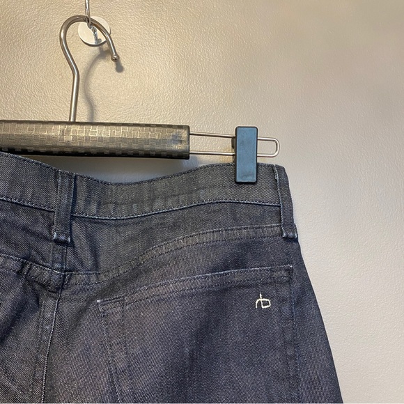 Rag & Bone Fit 2 Slim Tonal Rise Buttoned Stretch Jeans NWOT - Picture 5 of 9